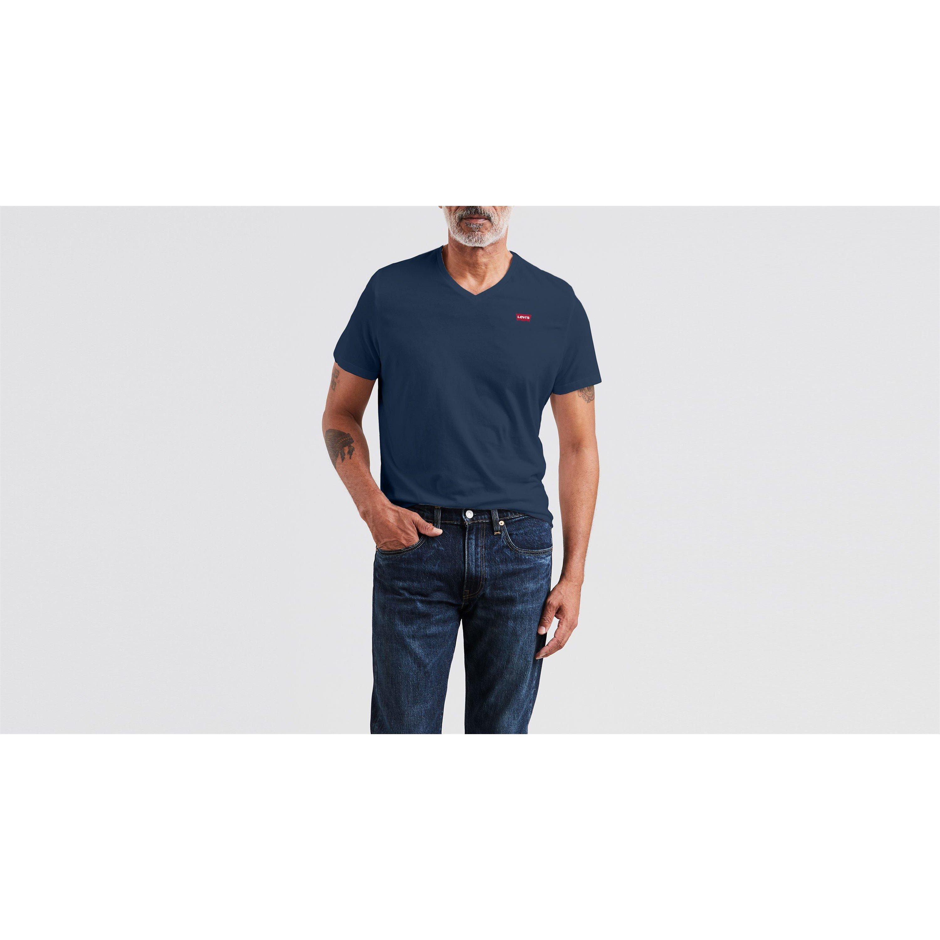 Levis Short Sleeve Organic V Neck T-Shirt