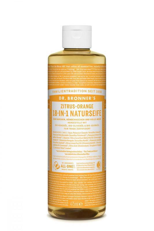 Dr Bronners Liquid soap citrus/orange 475ml