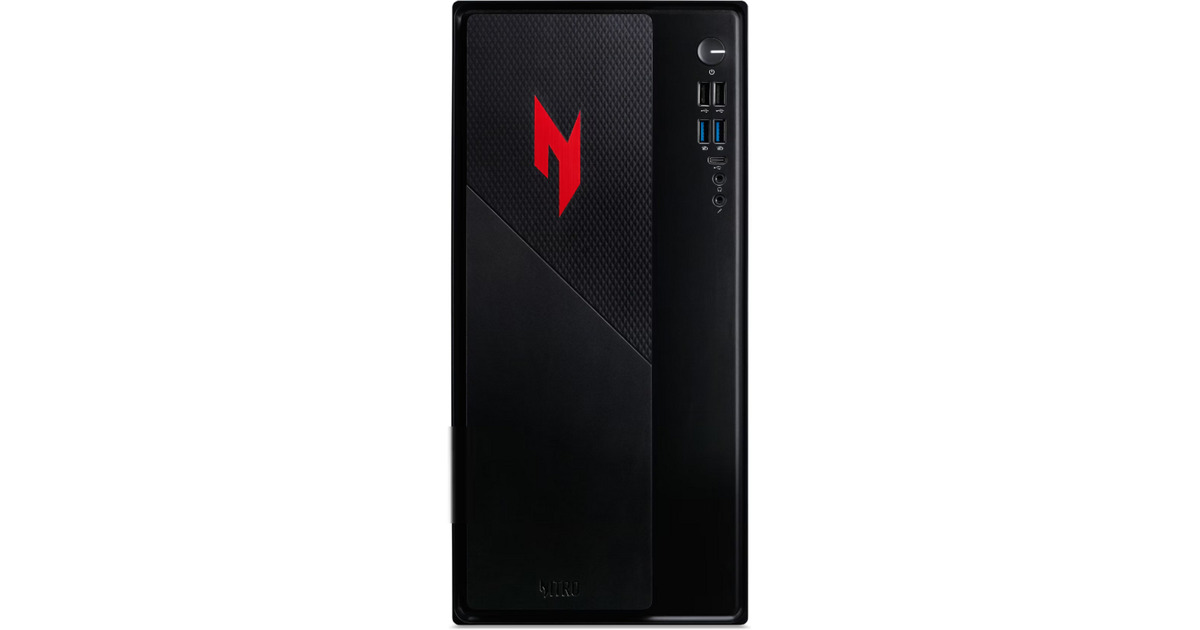 AcerNitro 20 I51360 (DG.BQBEH.003) gaming pc  (Zwart/rood | Core i5-13420H | RTX 5060 | 16 GB | 1 TB SSD)