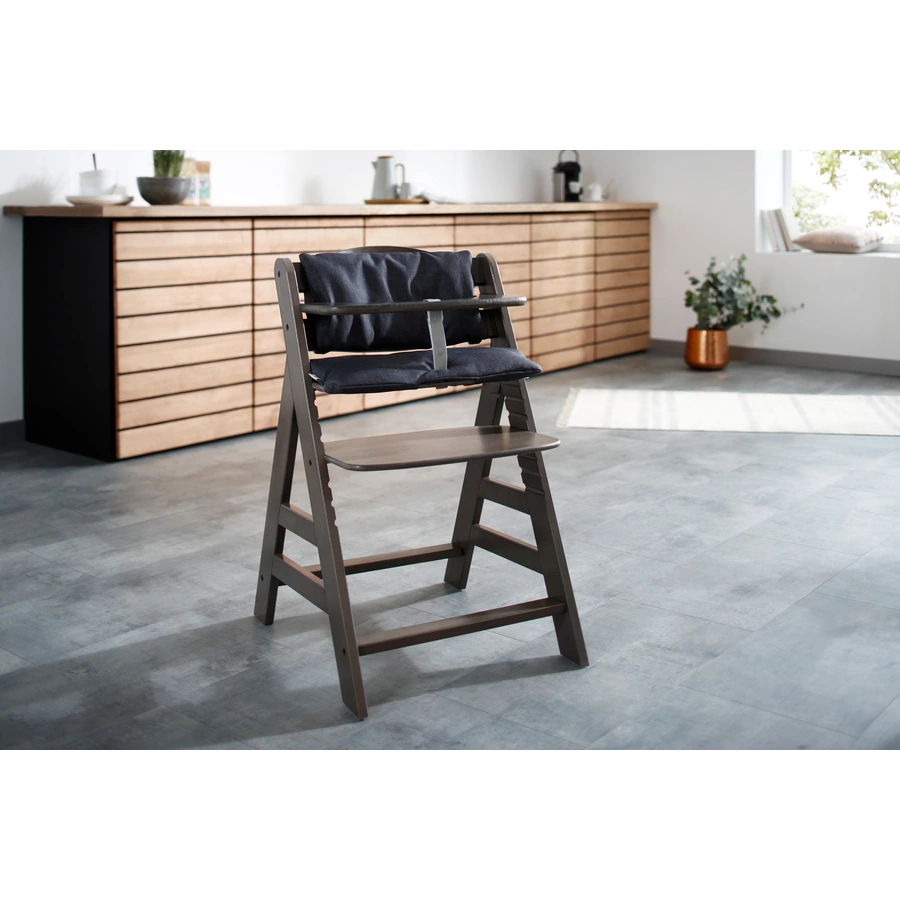 hauck Hochstuhlauflage Deluxe Melange Charcoal