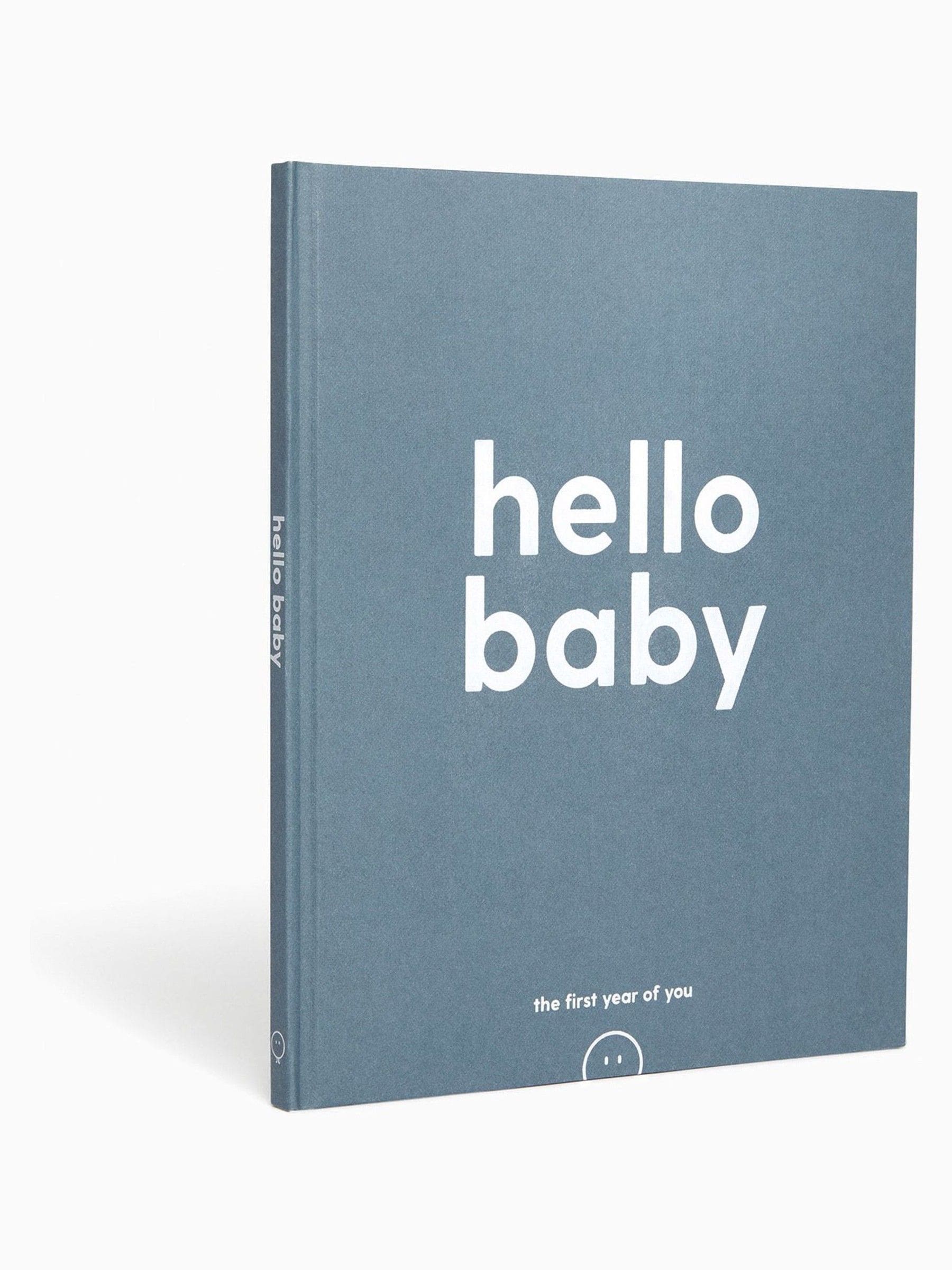 Blauw - MORI Baby 1ste Jaar Herinneringsboek
