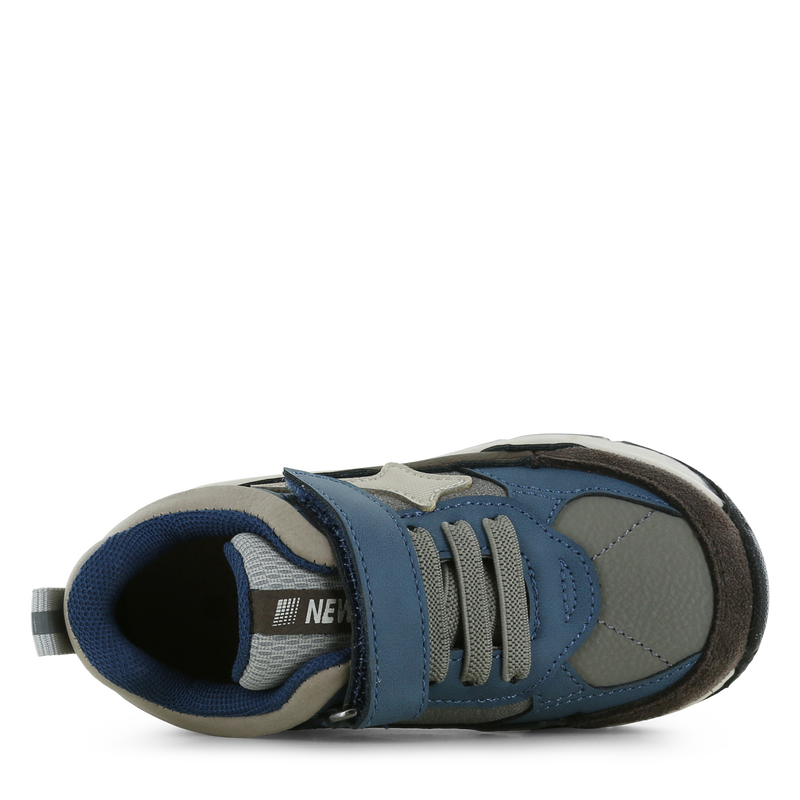 Shoesme blauw met bruine sneaker Microfiber nubuck, Suède | Jongens schoene
