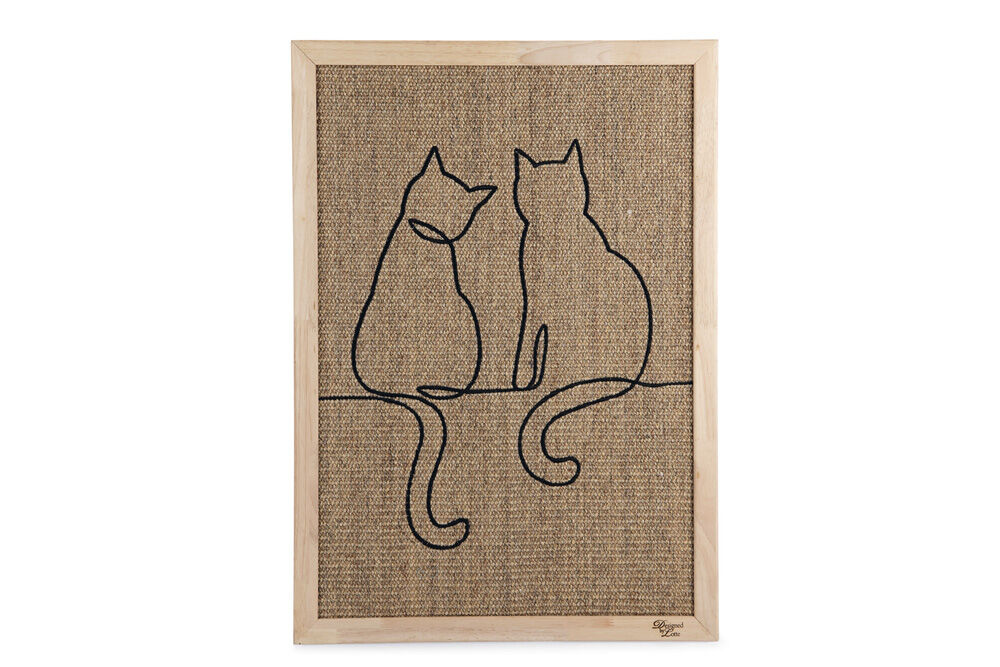 Designed by Lotte Poezels - Krabplank - Naturel - 72x70x2.8 cm