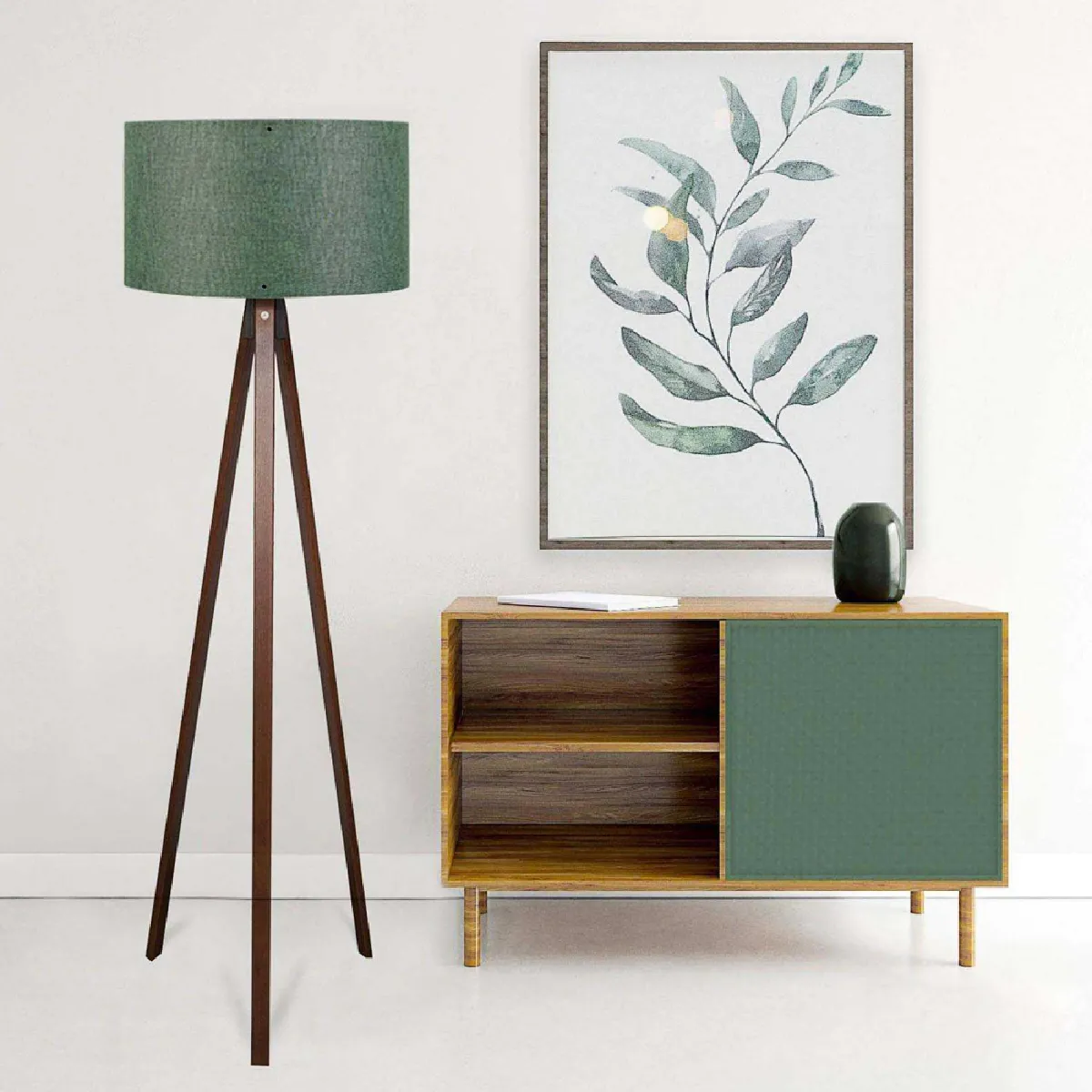 Hanah Home Lampadaire Floor Vert