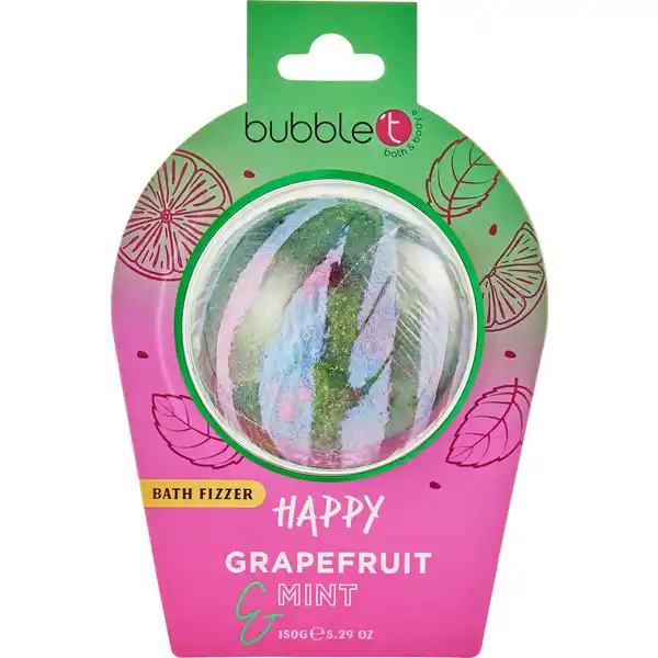 Happy Badekugel Grapefruit & Minze
