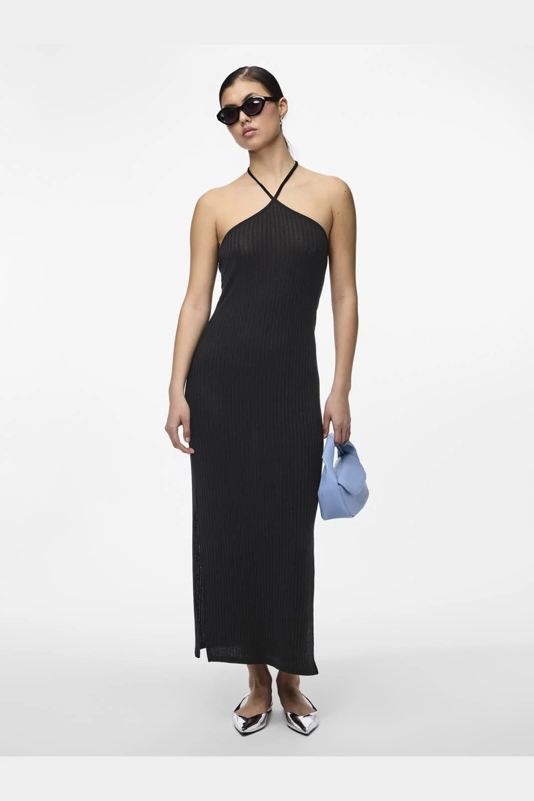 Pieces Pcalicia Sl Long Halter Neck Dress