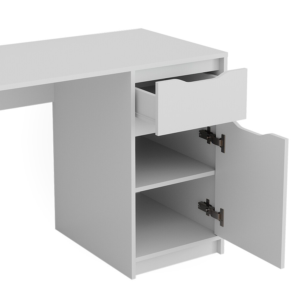 Vicco Schreibtisch Ruben 120 x 55 cm mit Schublade