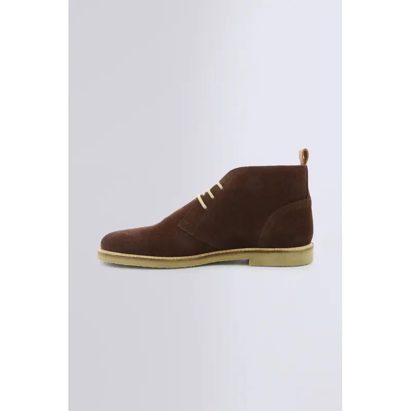 TYL MARRON FONCE BOTTINES Cuir Homme