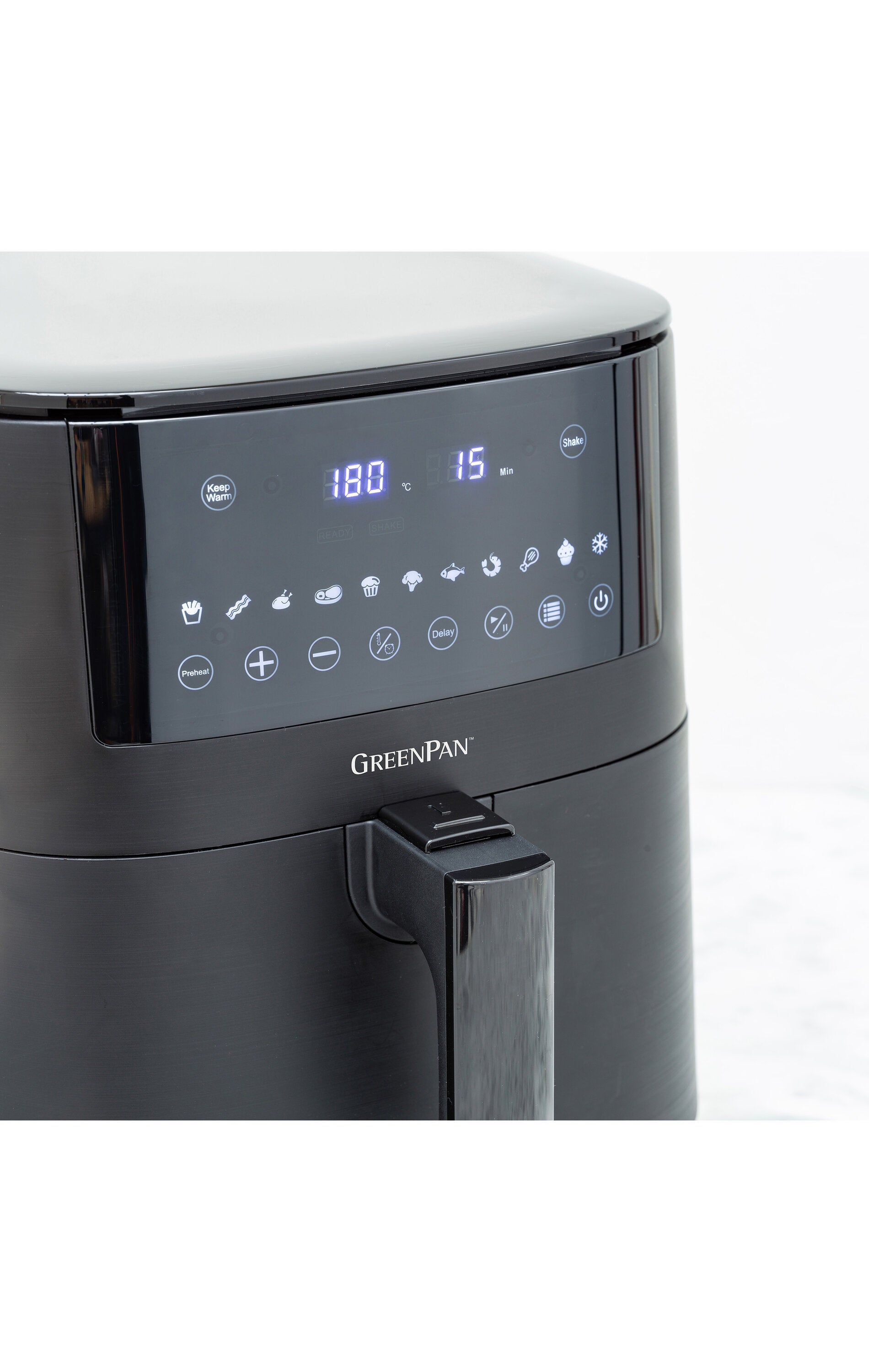 GreenPan  Bistro XL Airfryer med 1 kurv, sort - 7,2 L