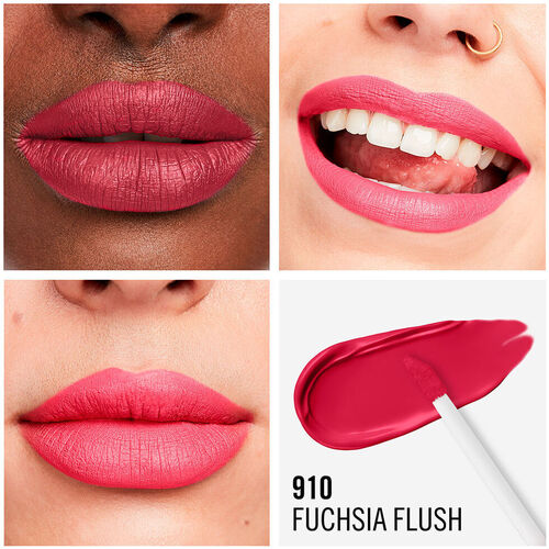 Rimmel London - Lasting Mega Matte Liquid Lip Colour 910-fuchsia Flush