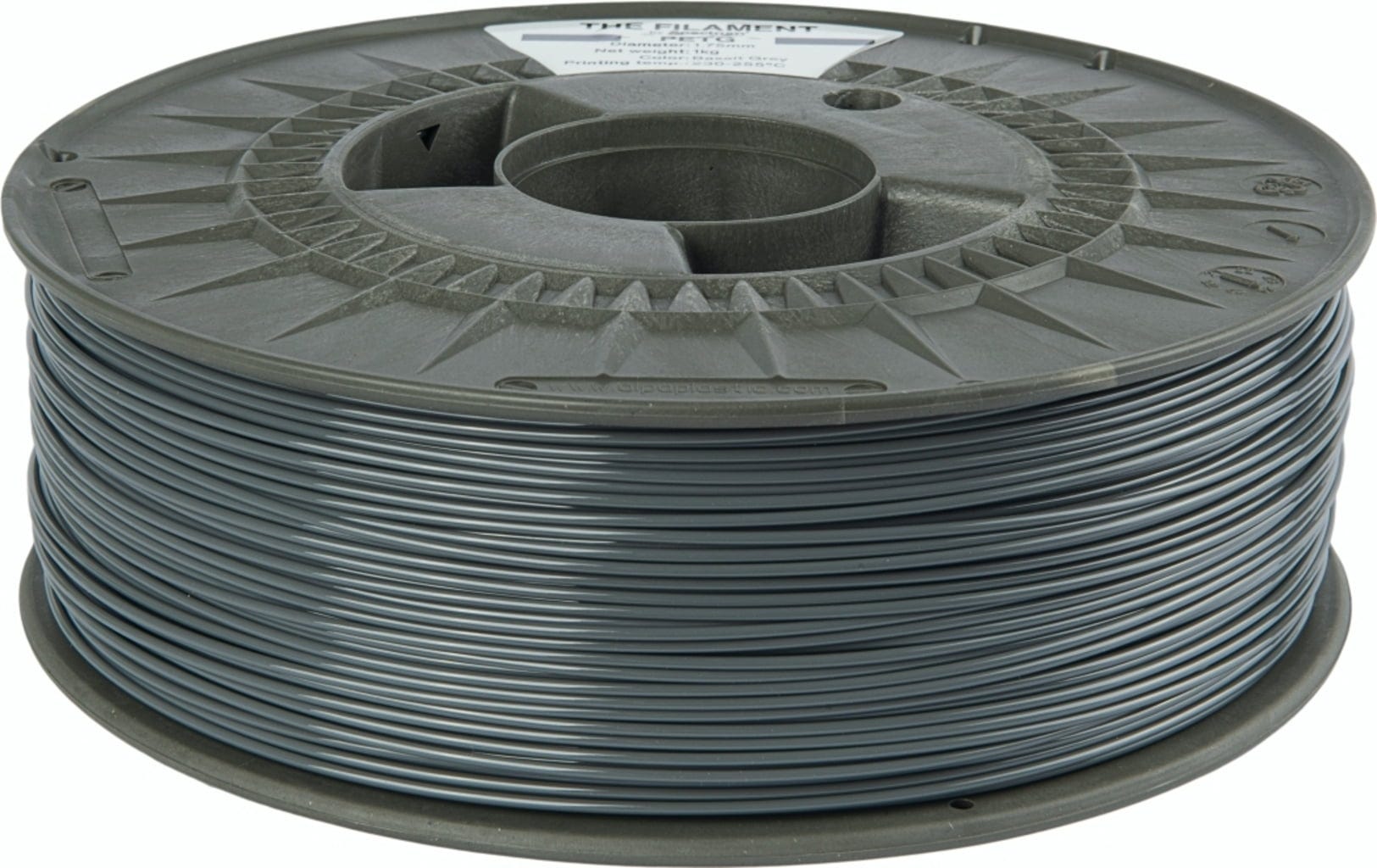 The Filament  PETG Basalt Grey, 1,75 mm / 1000 g    Erschwingliches PETG in Basalt Grey