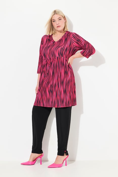 Longshirt, A-Linie, Print