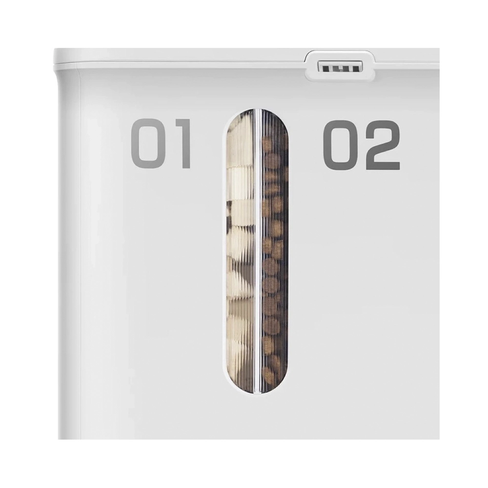 PETKIT YUMSHARE Dual-Hopper Smart Futterautomat mit Kamera Weiss
