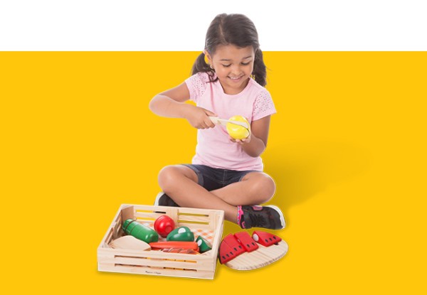 Melissa & Doug - Udskåret Mad