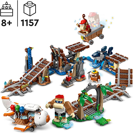 LEGO® Super Mario™ Diddy Kongs minevognstur – udvidelsessæt 71425