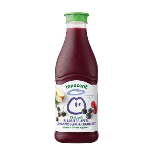 Innocent Blaubeere, Apfel, Johannisbeere & Cranberry (EINWEG)