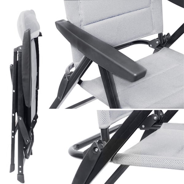 Fauteuil matelassé Skye 3D Gris BRUNNER
