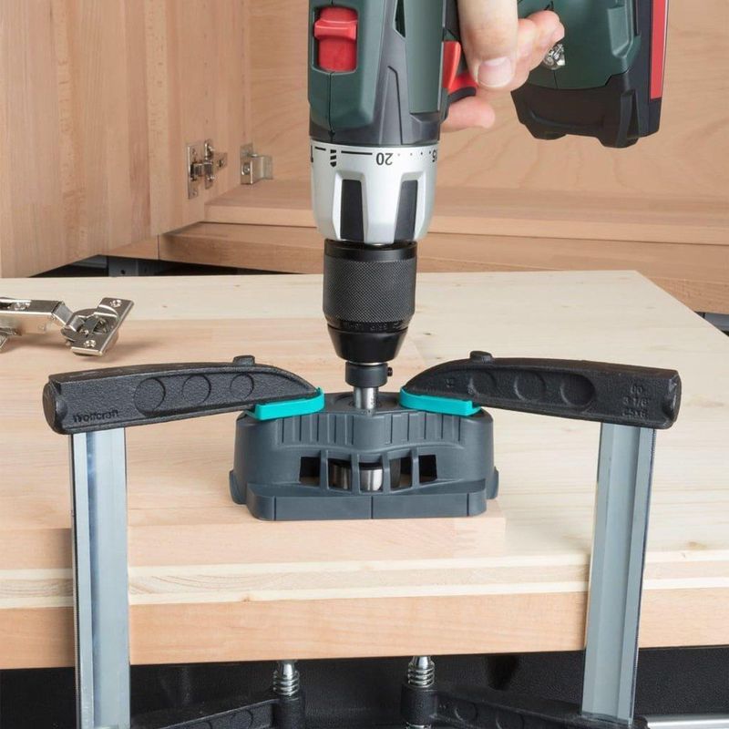 Wolfcraft - Mobiele Boorhulp - 1 Stuk - Voor Nauwkeurige 90°-Insteekhoeken