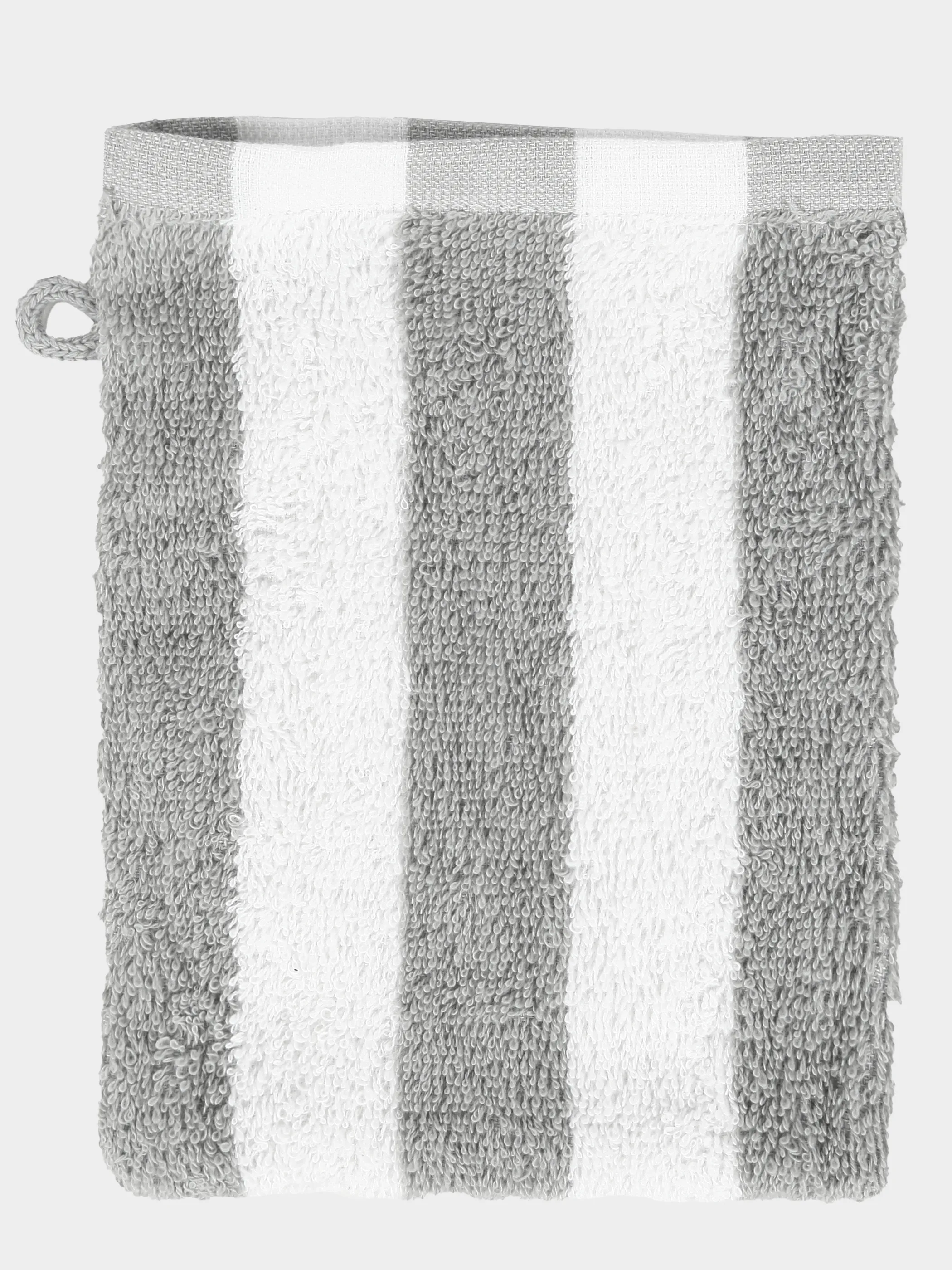 Waschhandschuh gestreift, 15x21cm
