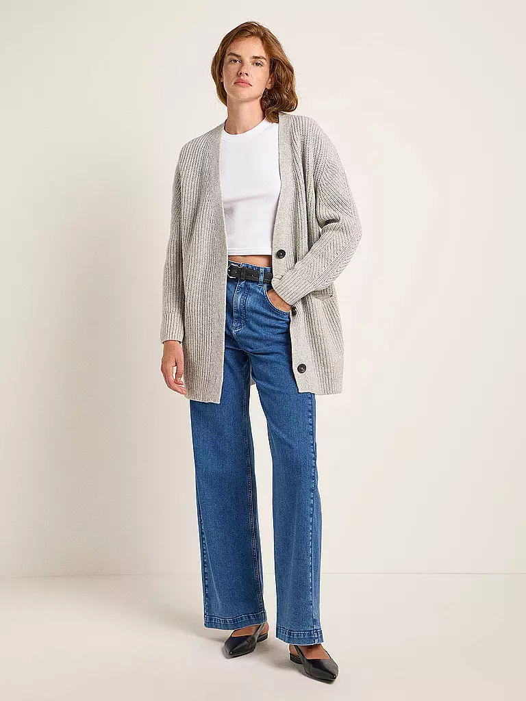 LANIUS Strickjacke grau