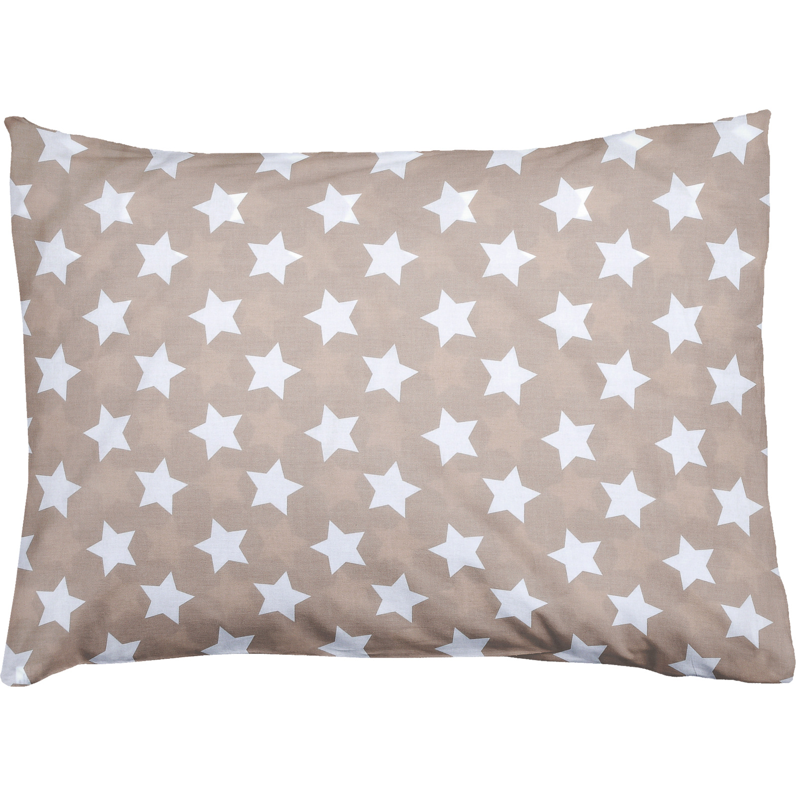 Bettwäsche Renforcé Sterne beige 200x210 2x65x65 Bettanzug Fra
