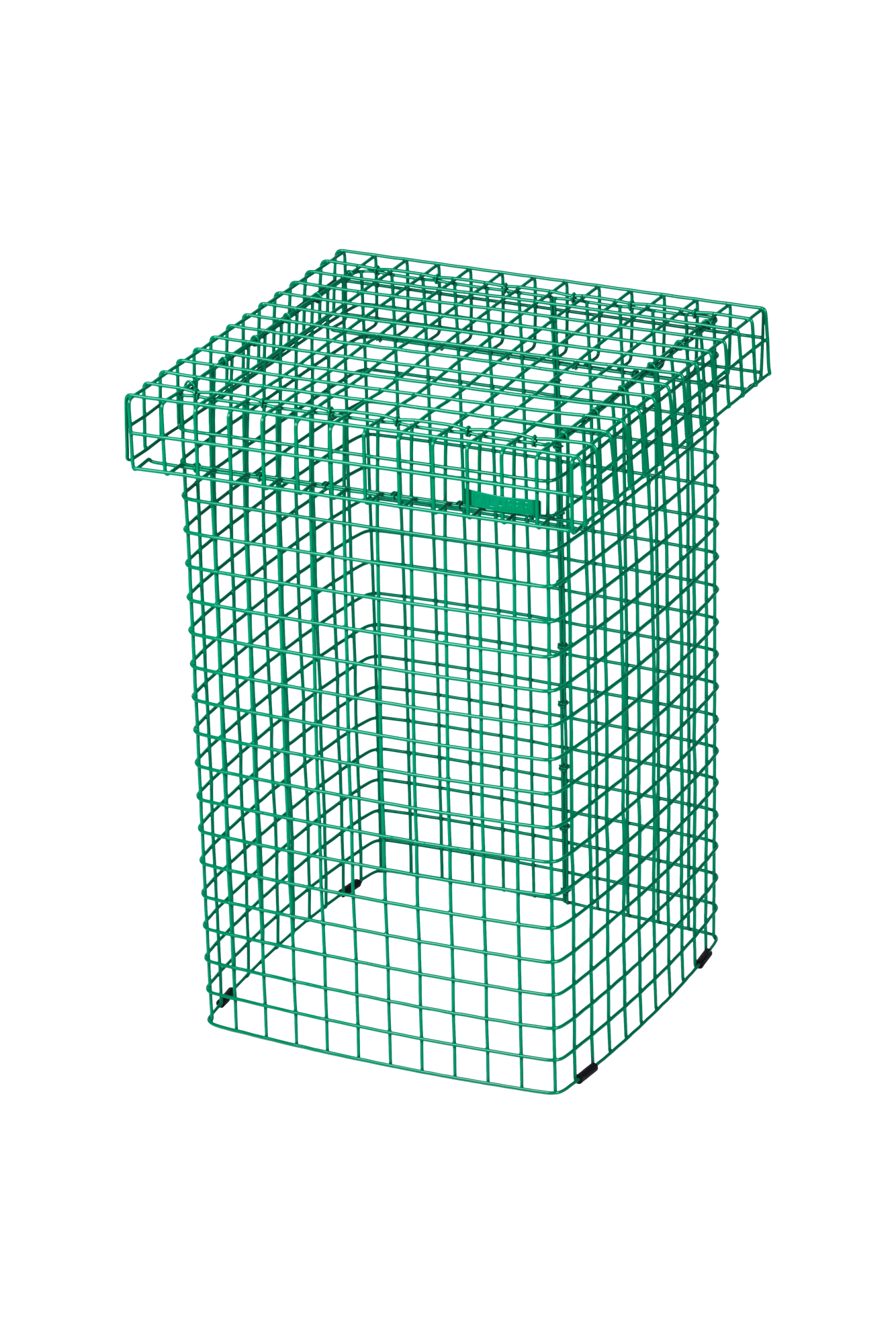 WIRE STOOL Stol | Metal. 34 x 34 x 50 cm. | Green | Kalager Design