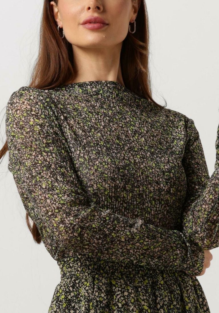 CATWALK JUNKIE groene catwalk junkie t-shirt ls moss flowers