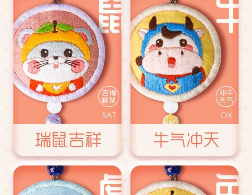 Embroidery Kingdom - Zodiac Amulet DIY borduurpakket