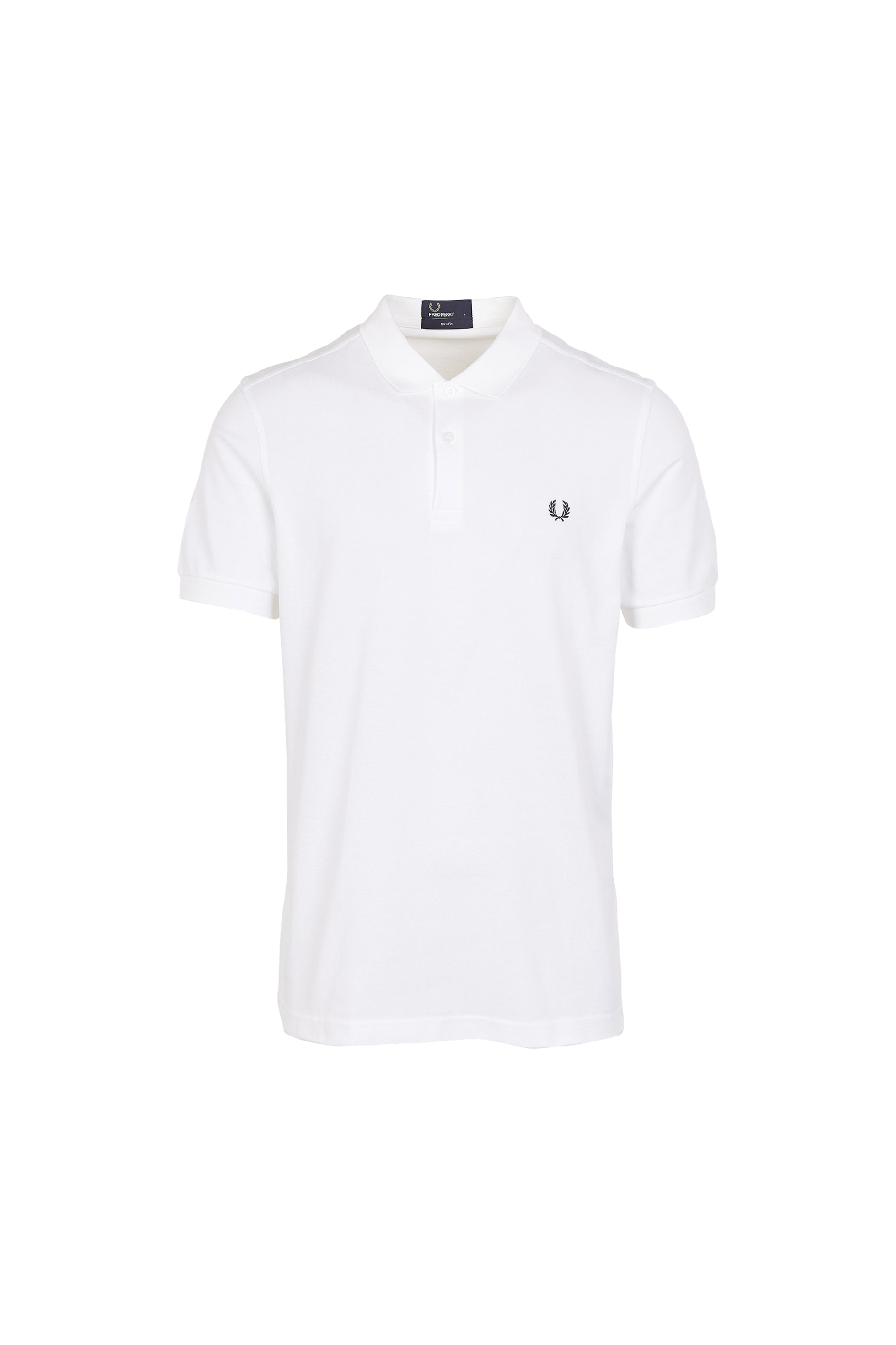 FRED PERRY Polo slim-fit en coton piqué Blanc