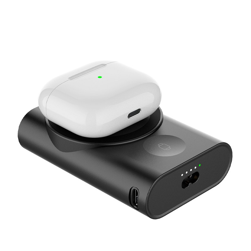 Hâws - Orø 3-i-1 Trådløs Oplader og Powerbank 5200mAh