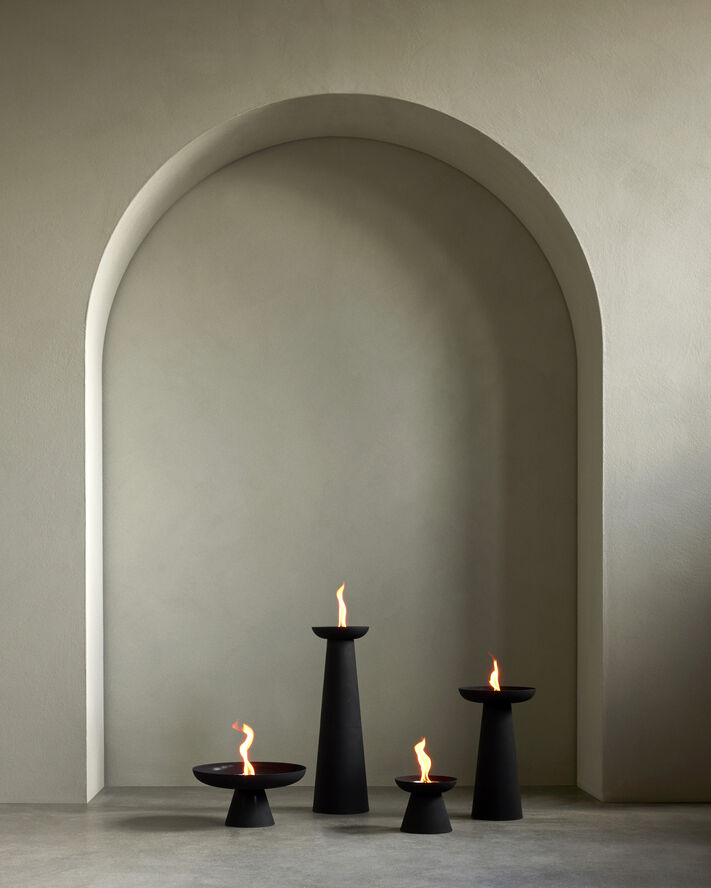 Audo Copenhagen Meira Oil Lantern, H13,5, Black