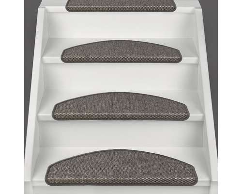 Trapmat Natura grijs 28x65 cm