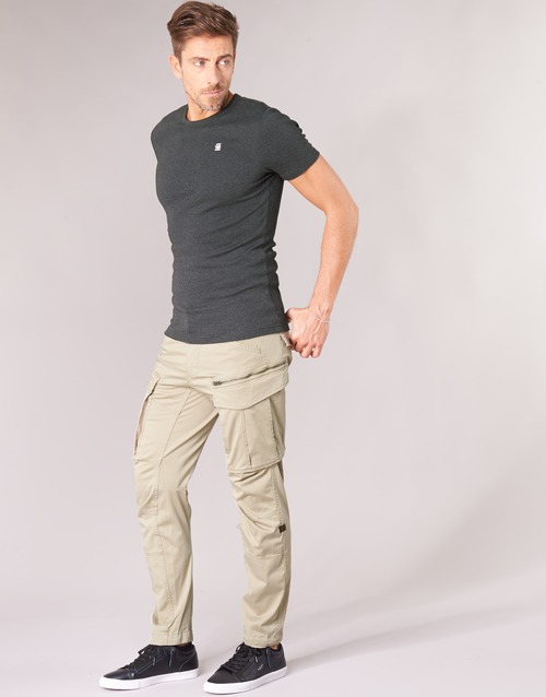 G-Star Raw - ROVIC ZIP 3D STRAIGHT TAPERED - Beige
