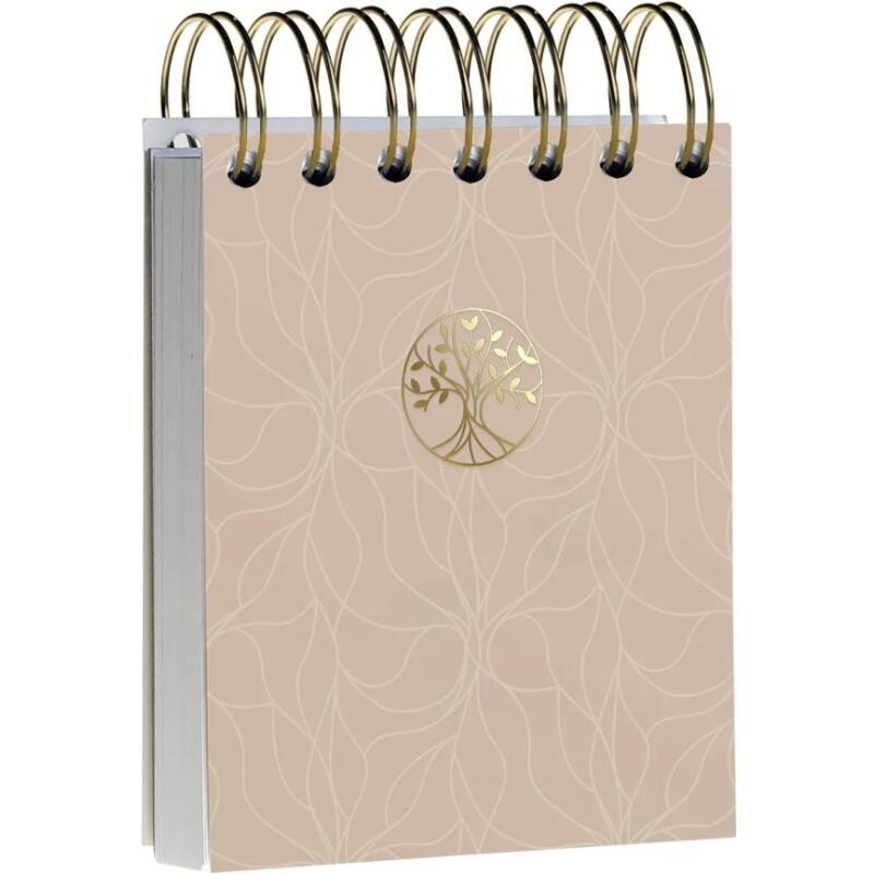 Inspire, Bloc reliure intégrale en-tête 9x11 cm, 160 feuilles, uni, ass.