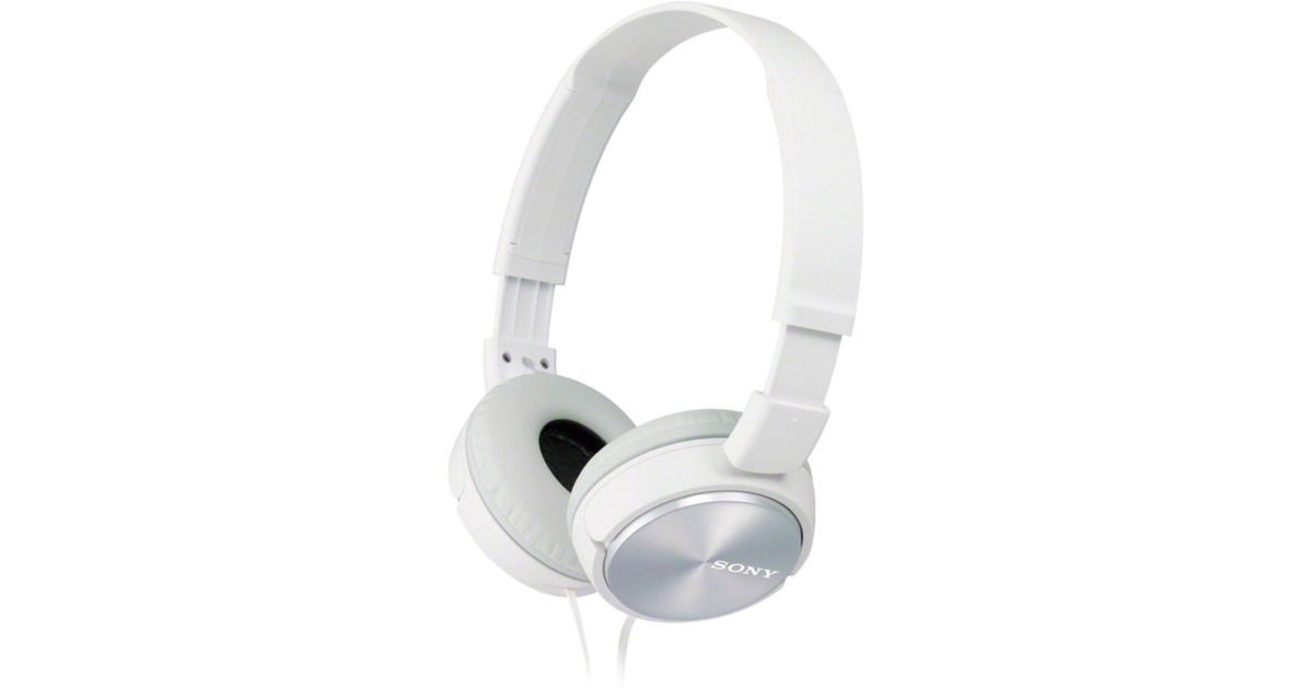 SonyMDR-ZX310W HEAD OV over-ear hoofdtelefoon  (Wit)