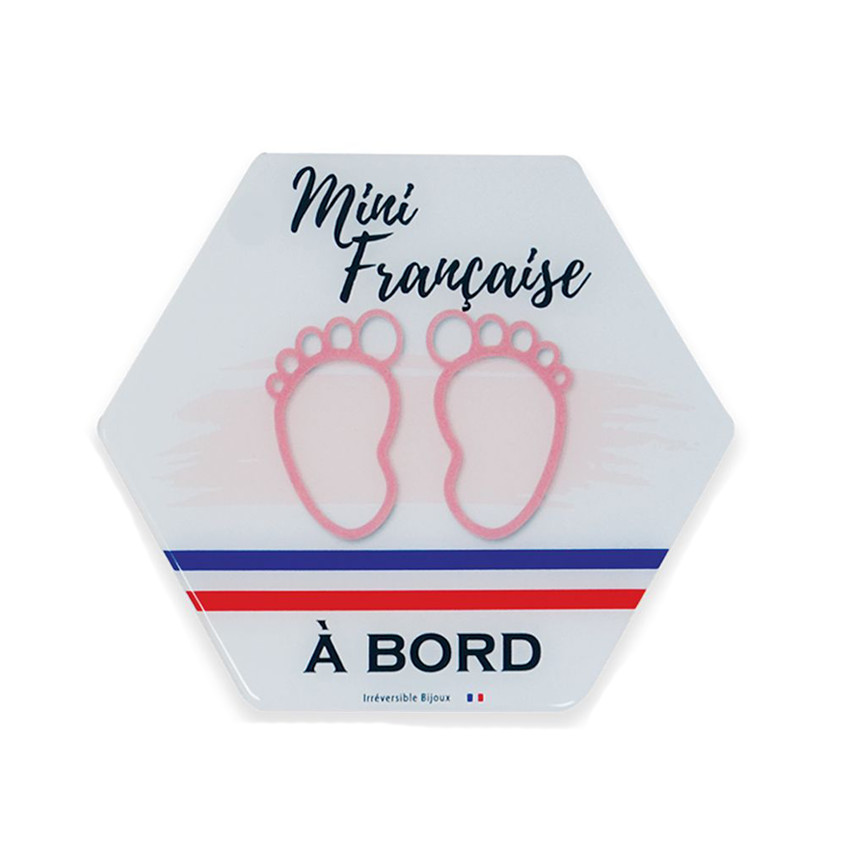 Adhésif bébé à bord - Mini Française
