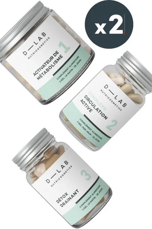 D-LAB Nutricosmetics Compléments alimentaires Programme Action-Capitons-397 g