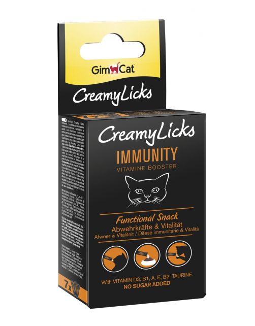 Gimcat Creamy Licks Immunity - Kattensnack - 35 g