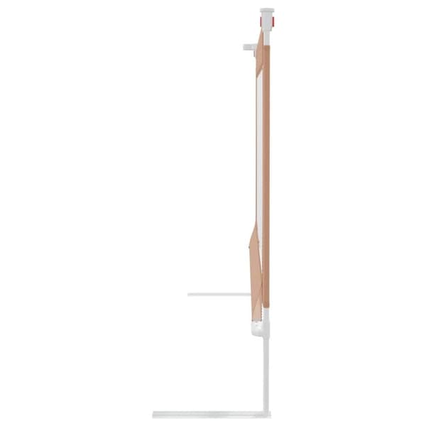 vidaXL Sengehest småbarn gråbrun 100x25 cm stoff