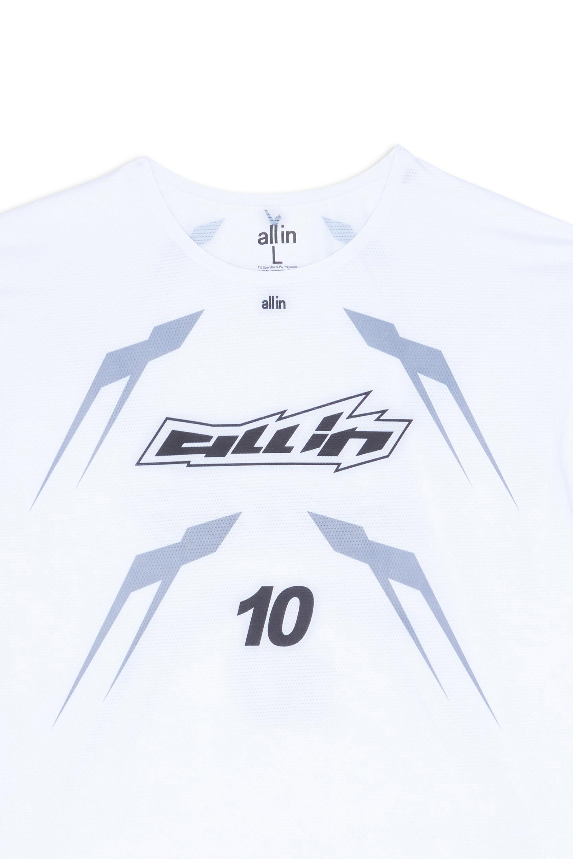 ALL IN Maillot KICK T WHITE Blanc