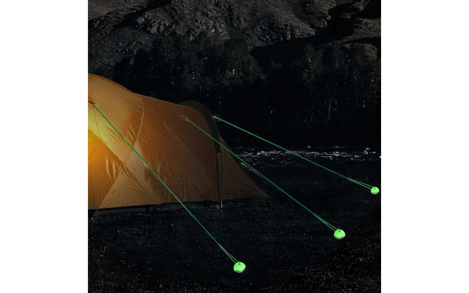 ProPlus Heringschutzkappen Glow-in-the-dark 8 Stück