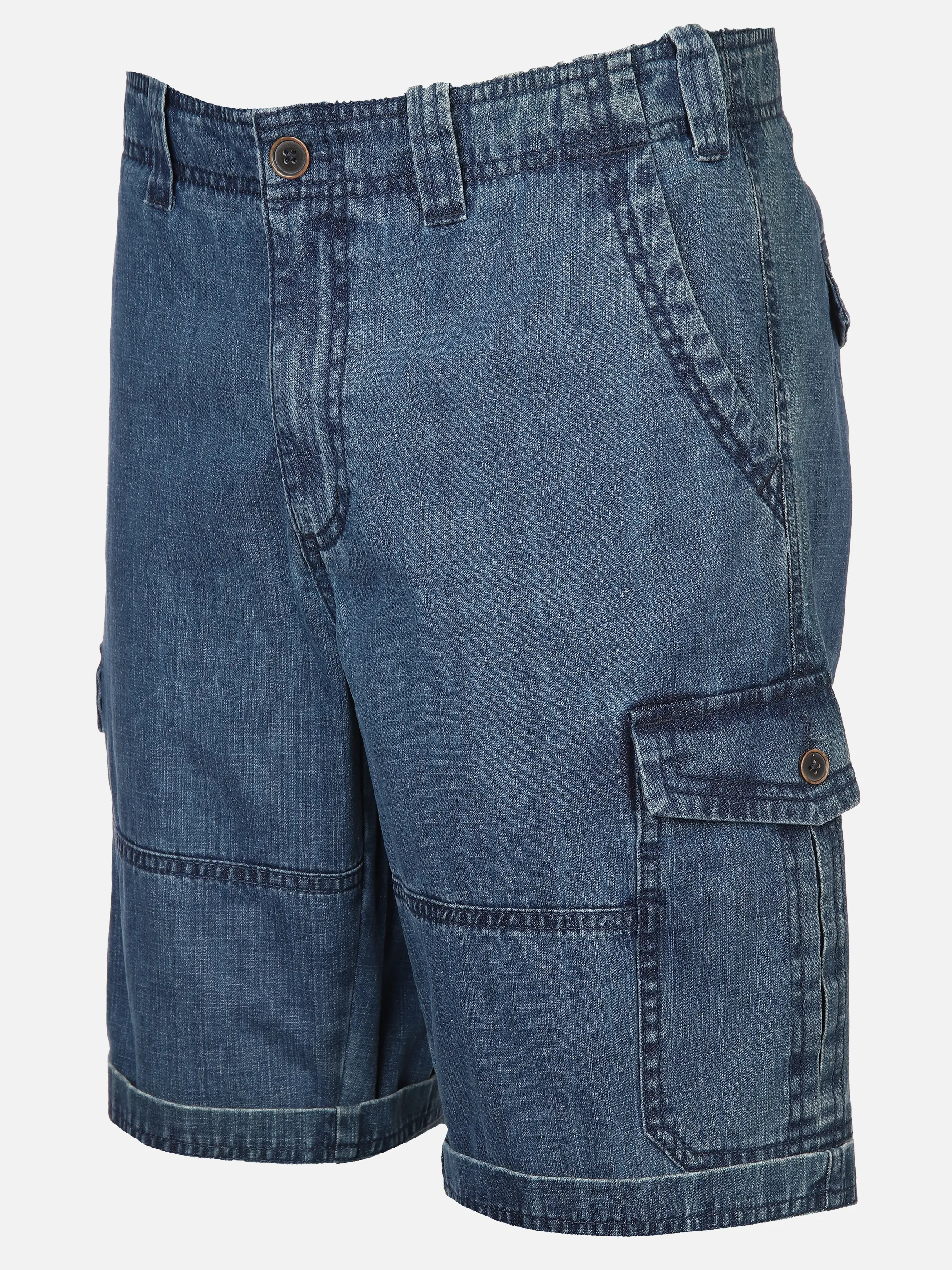 Herren Cargo Bermuda aus Denim