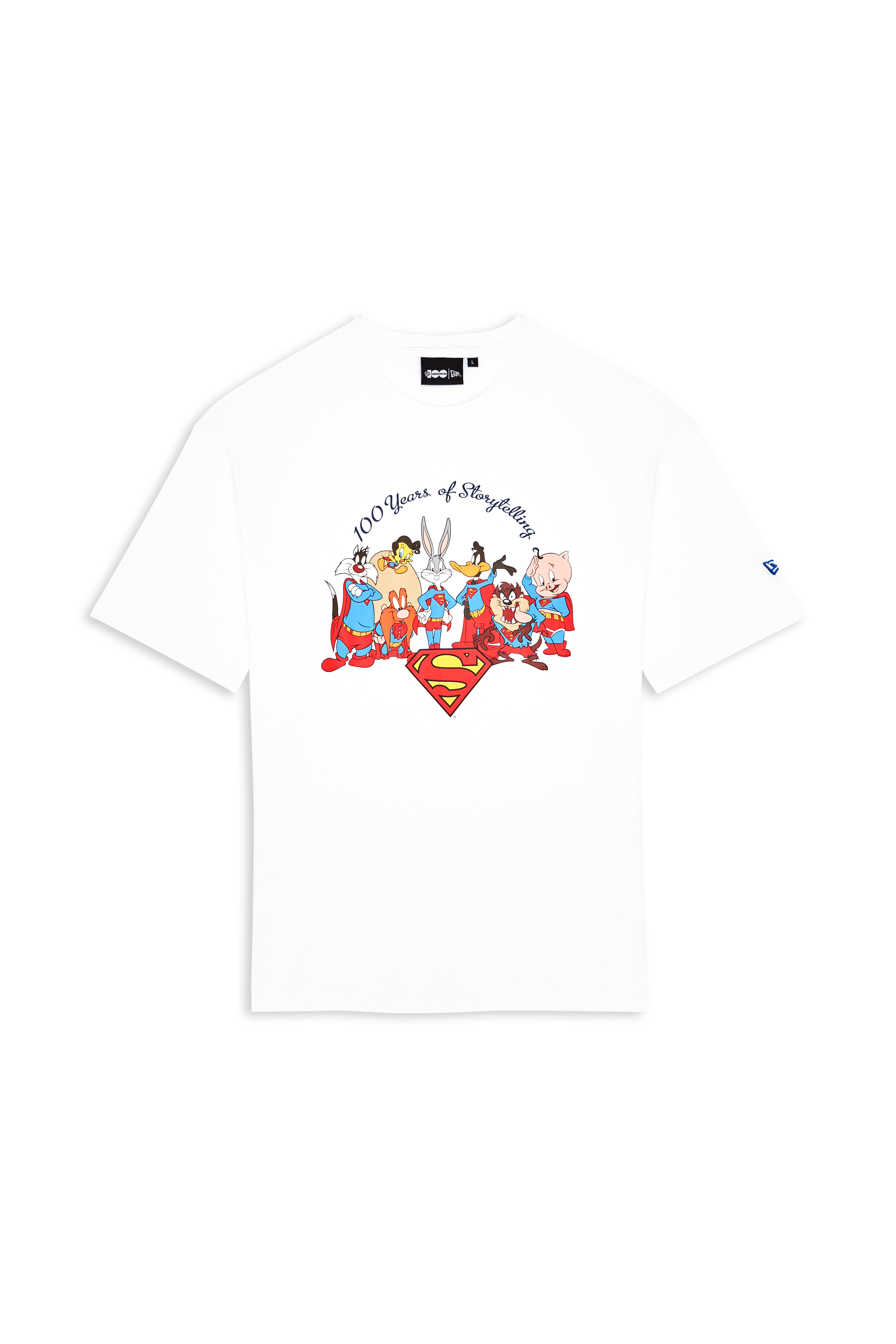 NEW ERA T-shirt SUPERHERO Blanc