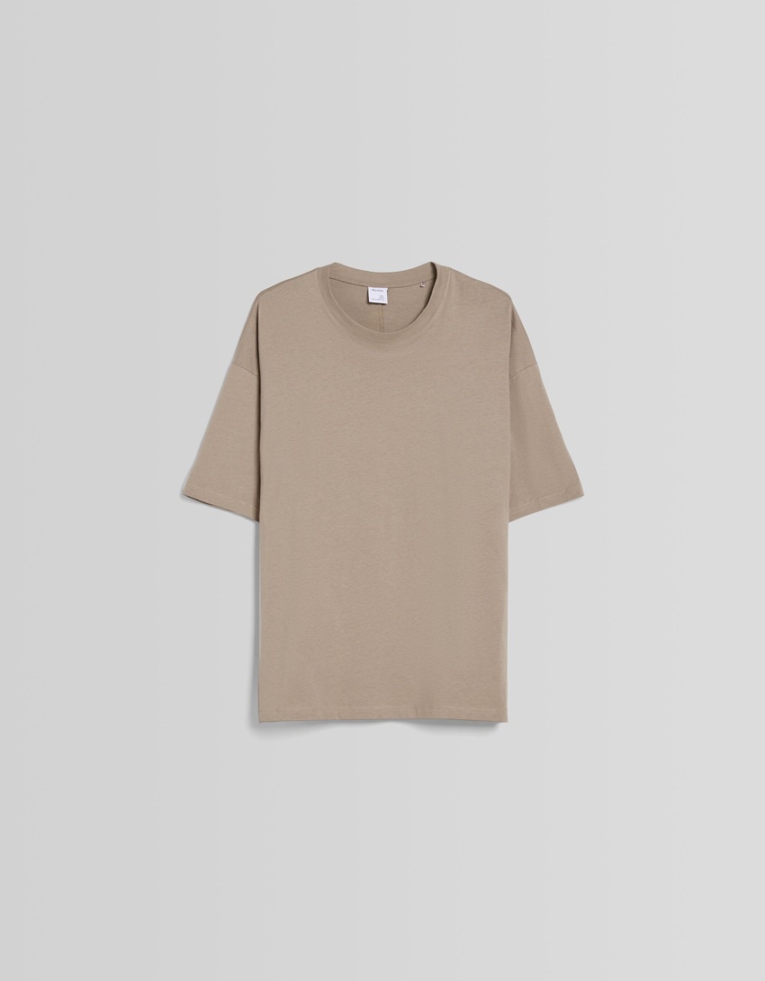 Camiseta de manga curta oversized