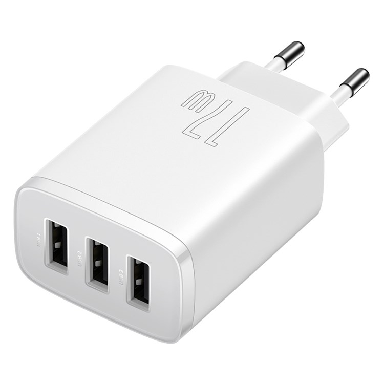 (17W) 3x USB A Ladegerät Netzteil - Weiss