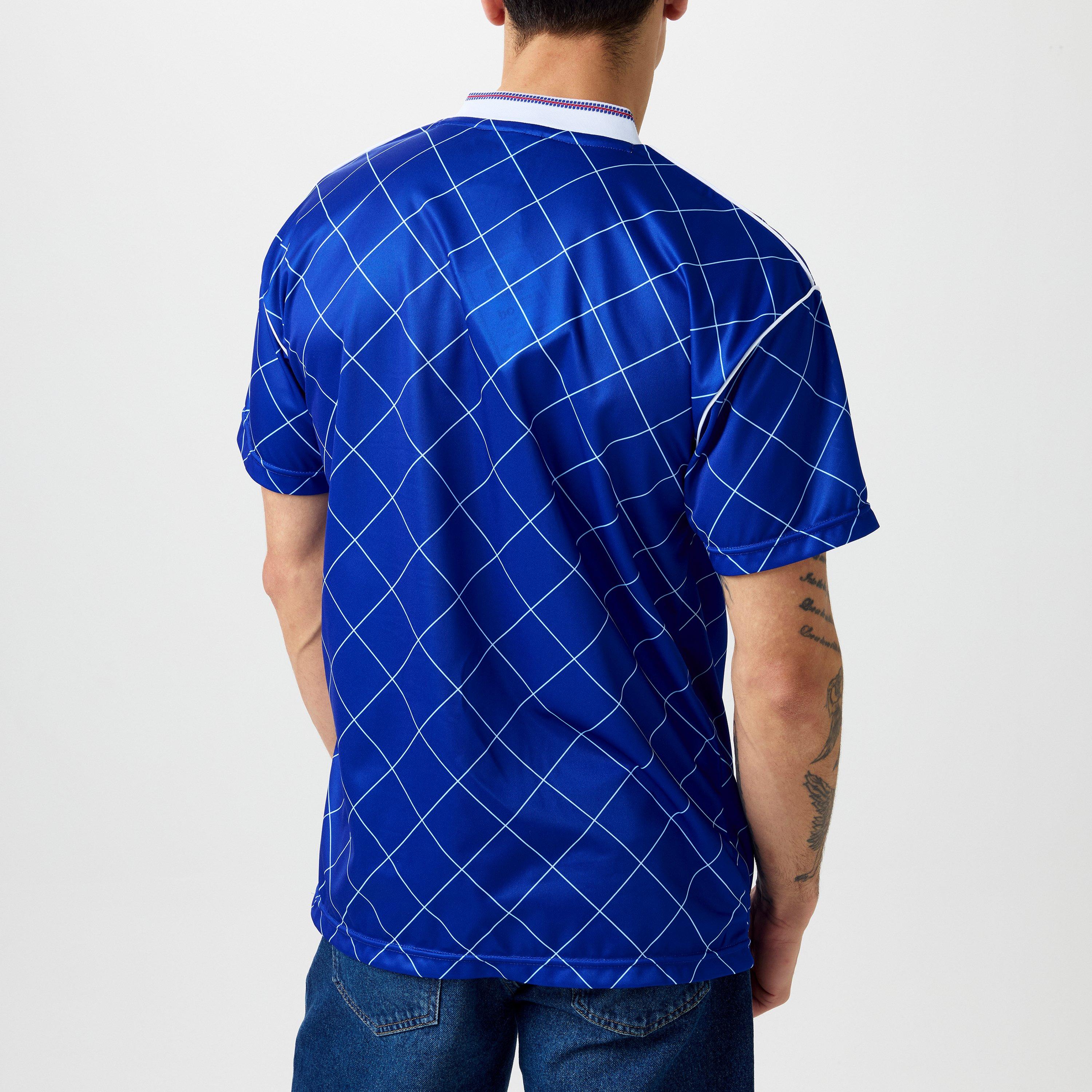 Score Draw Chelsea Football Club 1988 Retro Shirt Adults
