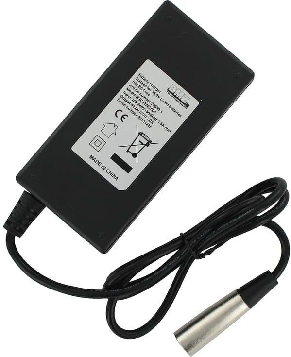 Oplader - Zwart - Voor 36 en 37V Accu's - 42V - 2A - 84W - XLR 4-pin