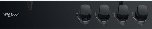 Whirlpool AKT616NB - Inbouw Gas Kookplaat - Zwart - 59 cm Breed