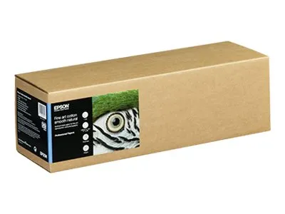 Epson Fine Art - Bomuld - glat mat - 490 my - naturfarvet - Rulle (43,2 cm x 15 m) - 300 g/m² - 1 rulle(r) kludepapir - for SureColor SC-P20000, SC-P5000, SC-P6000, SC-P7000, SC-P800, SC-P8000, SC-P900, SC-P9000