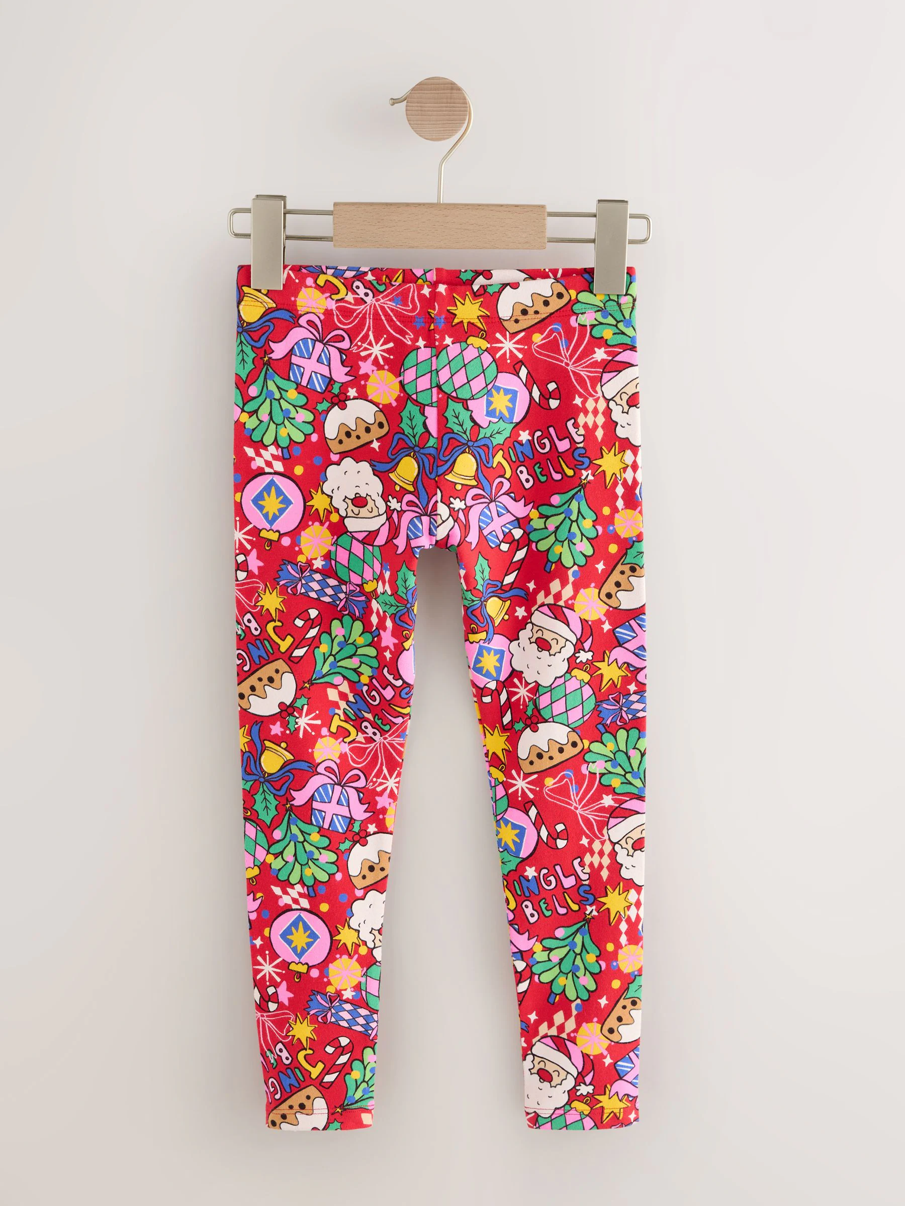 Rood Kerstmis - Legging (3-16 jr)